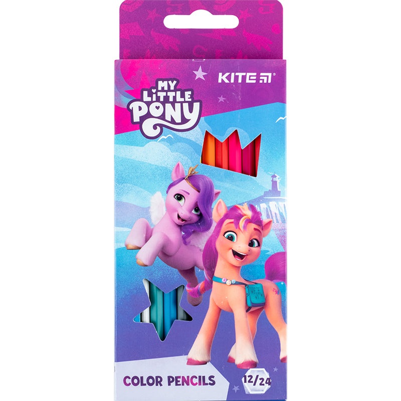 Color pencils double-sided Kite My Little Pony LP24-054, 12 pcs.