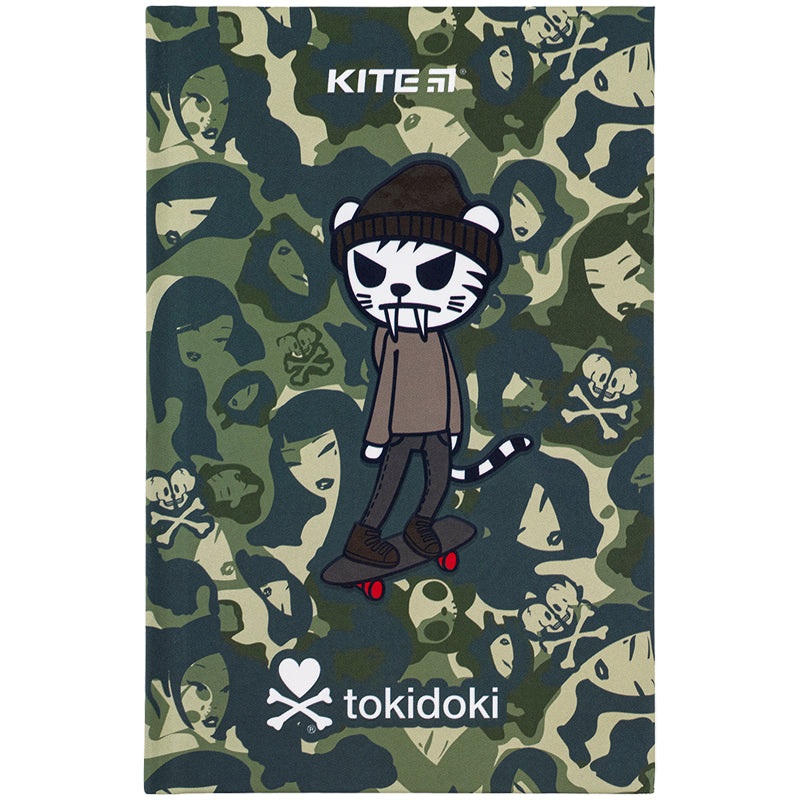 Notebook Kite tokidoki TK24-199-2, hard cover, 6, 80 sheets, squared