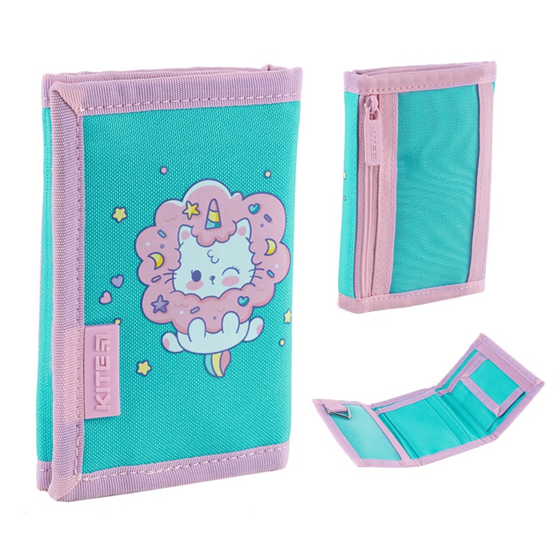 Kids wallet Kite Rainbow Catcorn K24-598-7