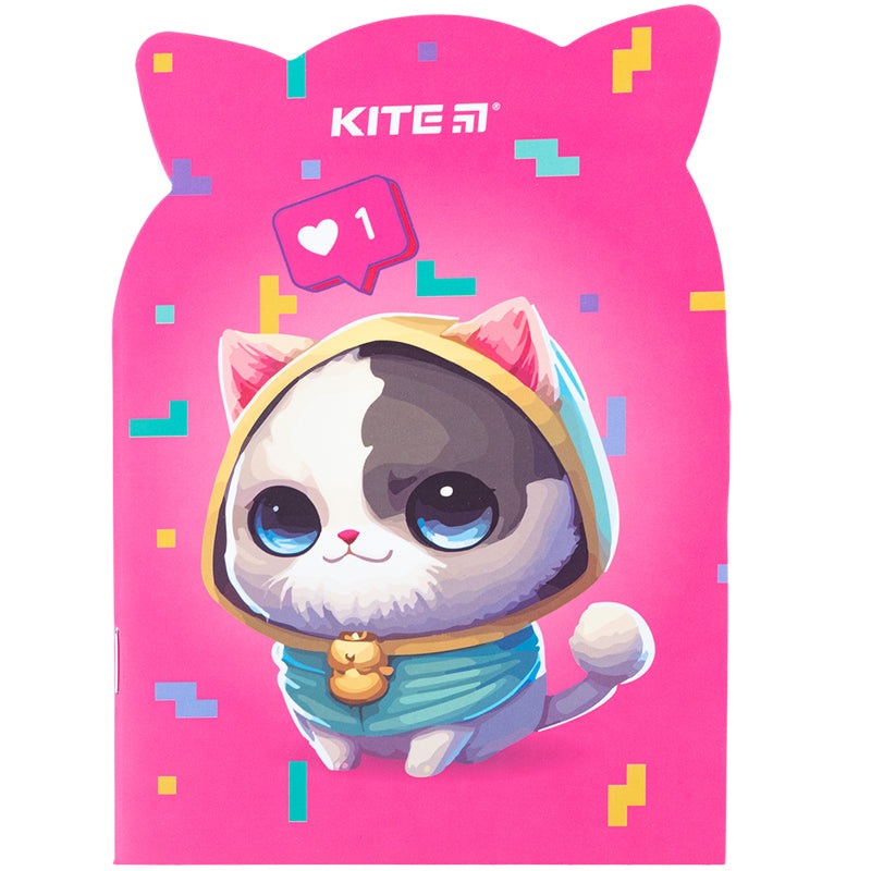 Notepad Kite Like cat K24-461-2, 48 sheets, squared
