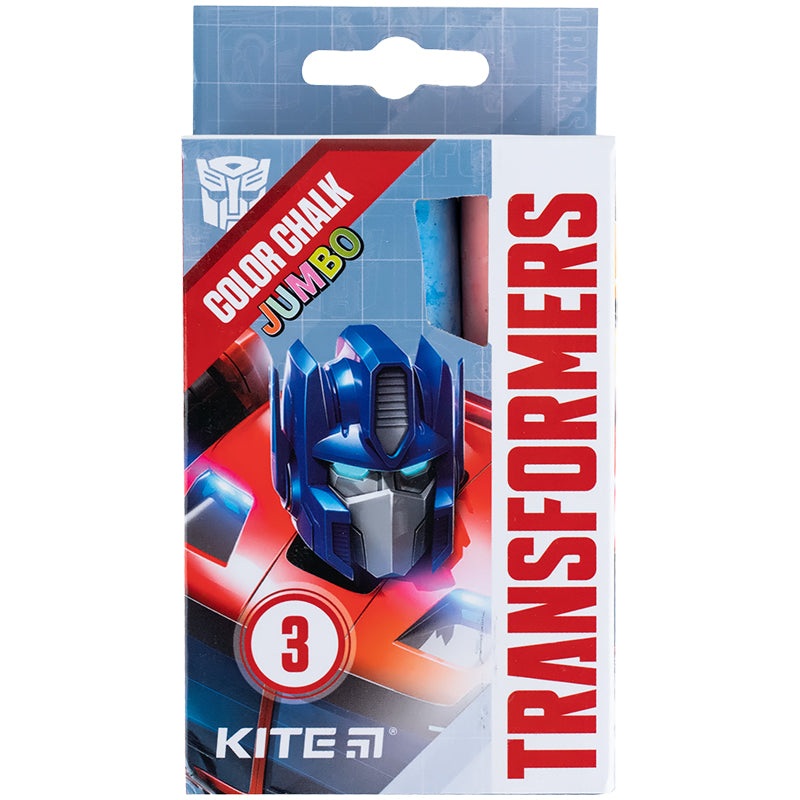 Color chalk Kite Jumbo Transformers TF24-077, 3 colors