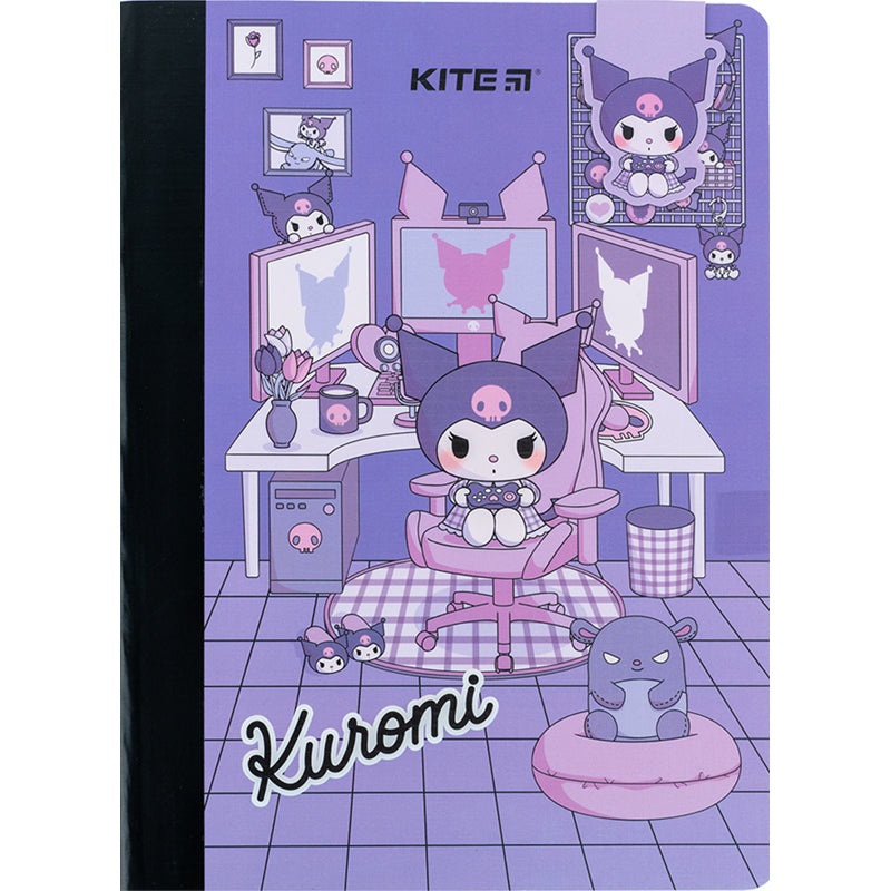 Notebook and page clip Kite Kuromi HK24-192, 5, 60 sheets, squared