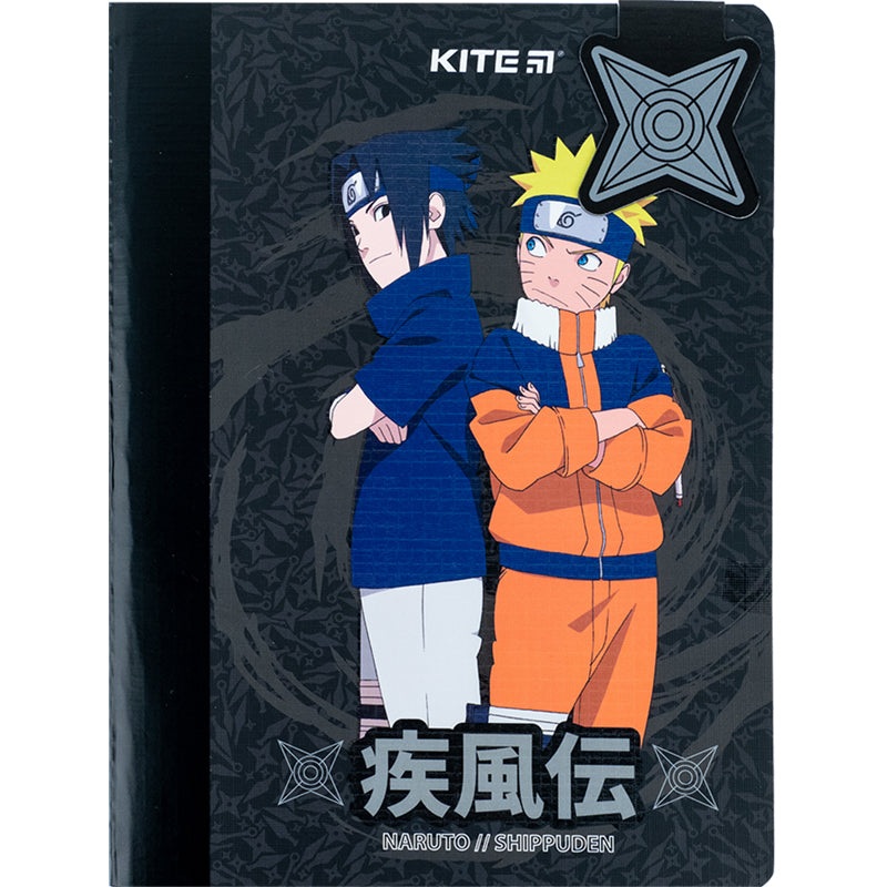 Notebook and page clip Kite Naruto NR24-192, 5, 60 sheets, squared
