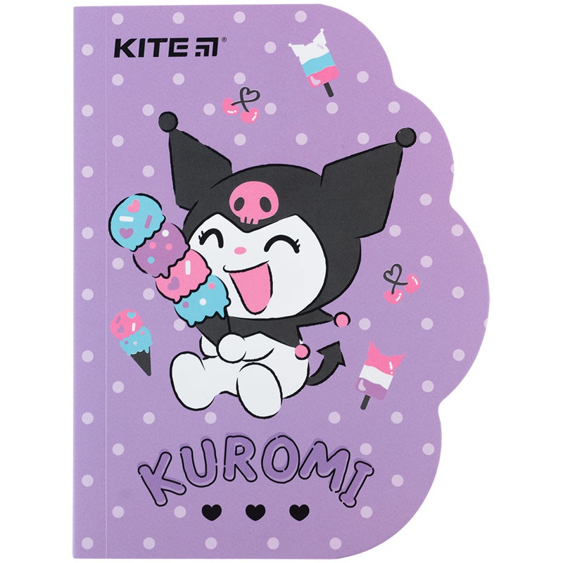 Notepad Kite Kuromi HK24-223, 6, 60 sheets, squared