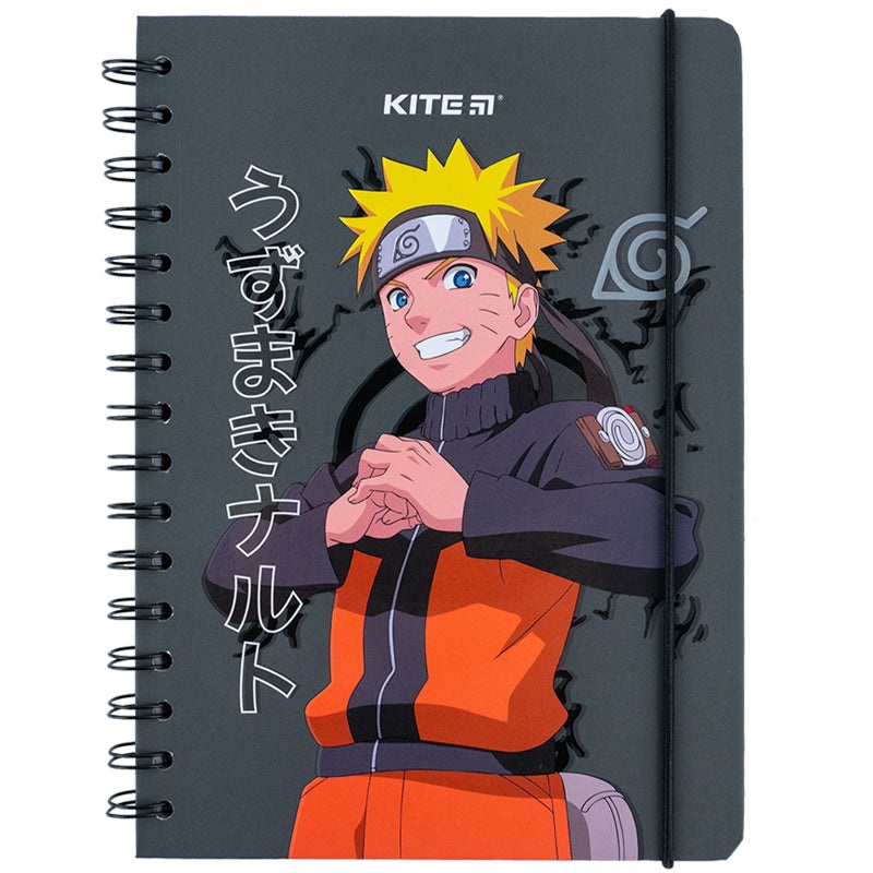 Spiral notebook Naruto NR24-190, A5, 80 sheets, squared