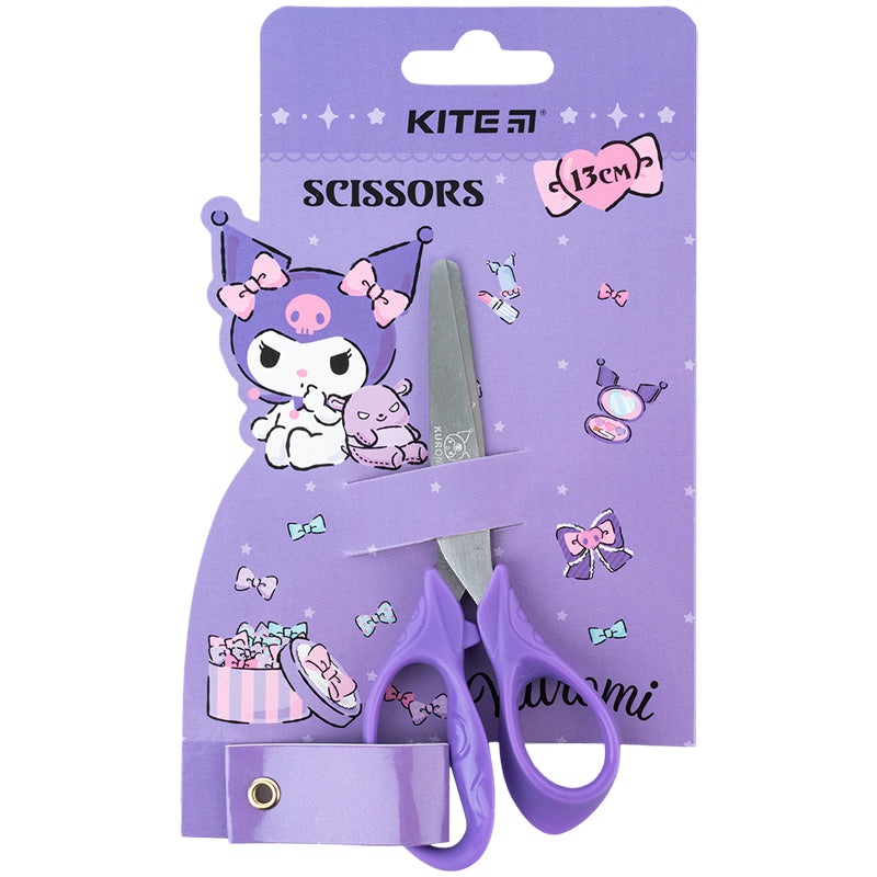 Scissors for children Kite Kuromi HK24-122-1, 13 cm