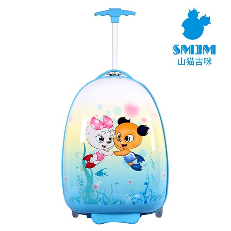 Blue Smjm Oval Shape Small Trolley Case, Kids Trolley Bags, Small Luggage – Trolley Case and Small Trolley Case price