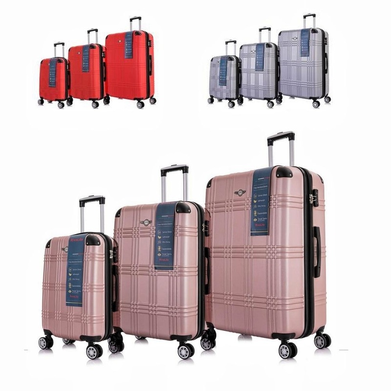 Wholesale Customized Luxury ABS Suitcase Set 20/24/28 Travel Bag 3 Piece Trolley Luggage Sets – Luggage Set and Suitcase price