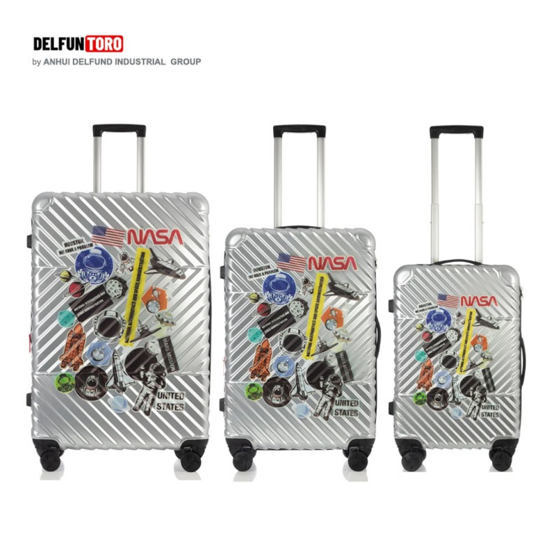 3PCS Set Printing Hardshell Plastic Luggage in Customized Sizes, Delfun Toro Luggage – Printing Luggage and Trolley Case price