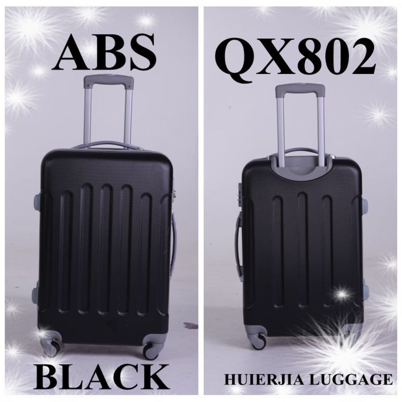 ABS Trolley Luggage, Travel Suitcase, Black Spinner ABS (QX802-ABS) – Suitcase and Luggage Suitcase price