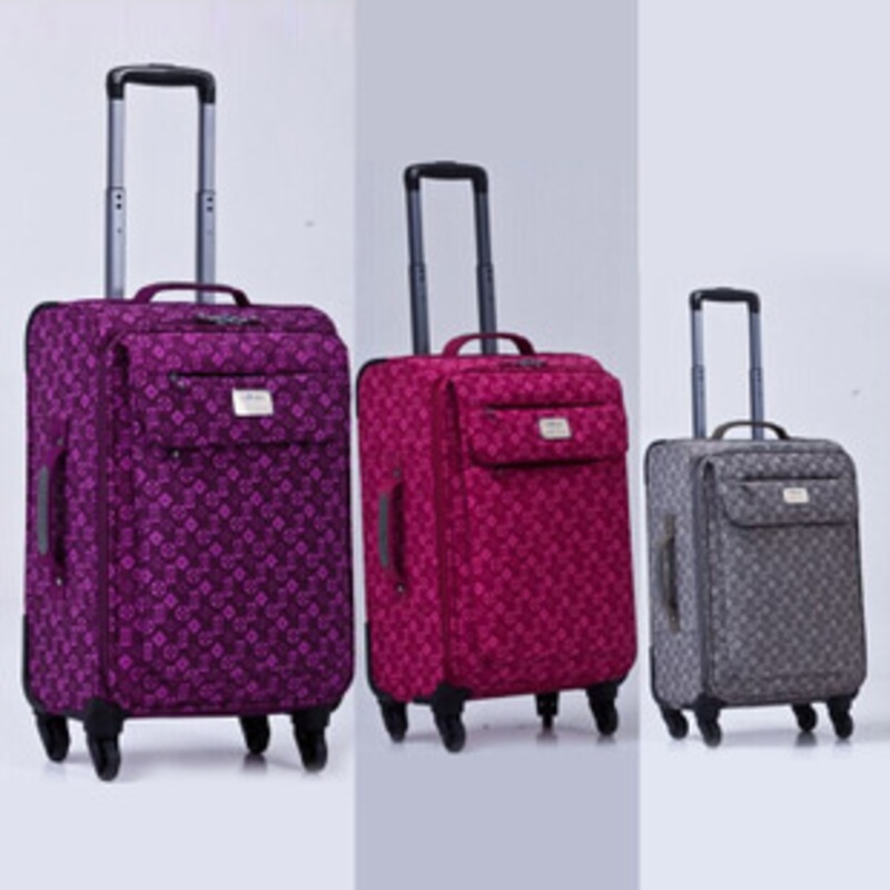 China Guangzhou Factory 3/5 Pieces Travel Luggage Sets Spinner 360 Wheeled Retro Nylon Waterproof CF1408 – Luggage Nylon and Universal Wheel Luggage price