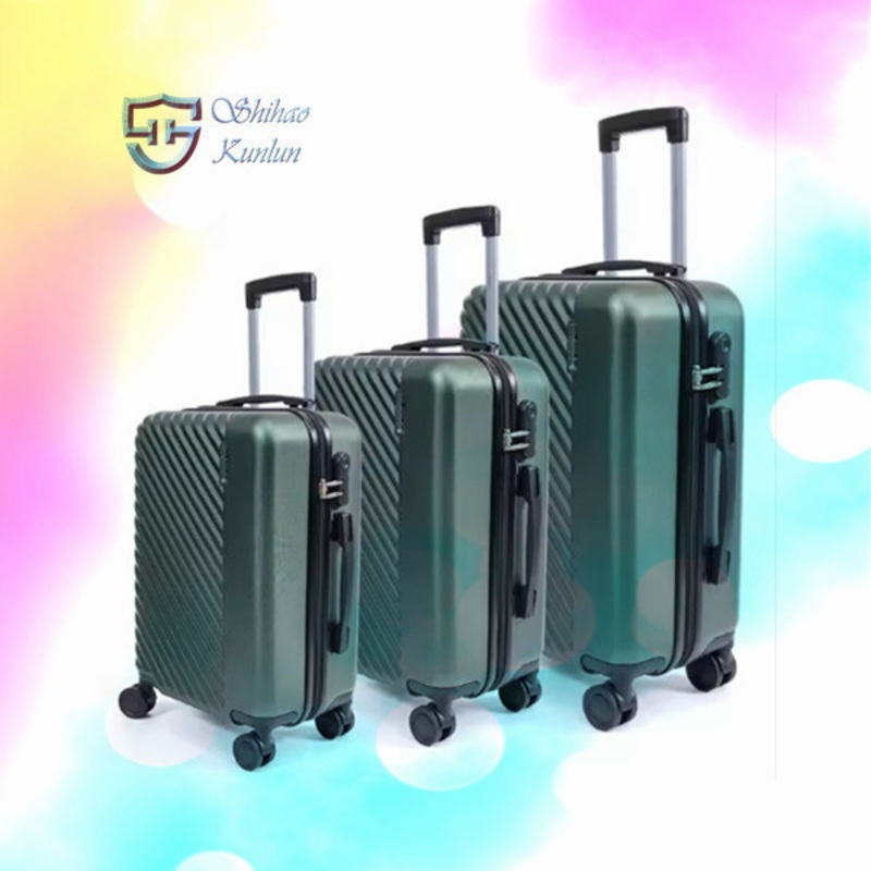 Factory Black Case Hot Selling Lightweight Rolling Durable ABS Trolley Suitcase with ABS Hard-Shell Luggage – Travel Luggage Bag Sets and New Style Travel Suitcases price