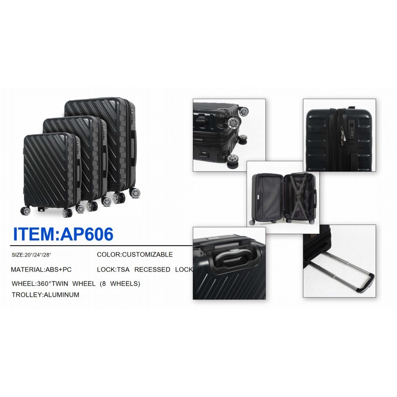 Fashion High Quality Ladies Luggage Hard Shell Waterproof Carry-on Boarding Suitcase Large Capacity Outdoor Luggage – Polycarbonate and ABS price