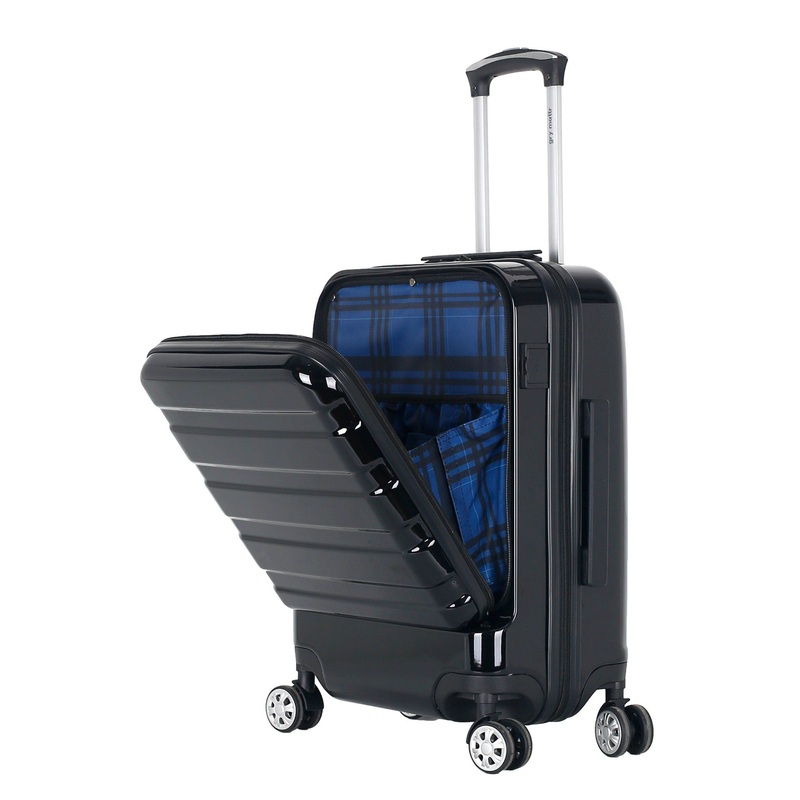 Front Open Hardshell Plastic PC+ABS Luggage in Customized Sizes, Delfun Toro Luggage – ABS Luggage and Trolley Case price