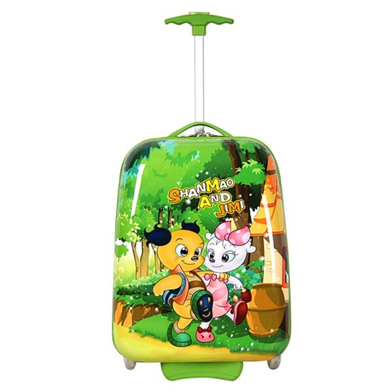Green Smjm Square Shape Childrens Hand Luggage, Light Luggage on Sale – Childrens Luggage and Hand Luggage price