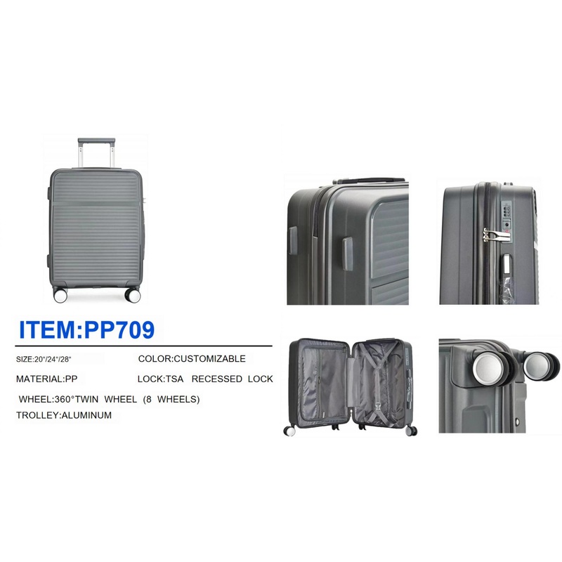 Hot Sale High Quality 210d Lining Travel Trolley Luggage Bag Waterproof Hard Shell Expandable Luggage for Travel – Polycarbonate and ABS price