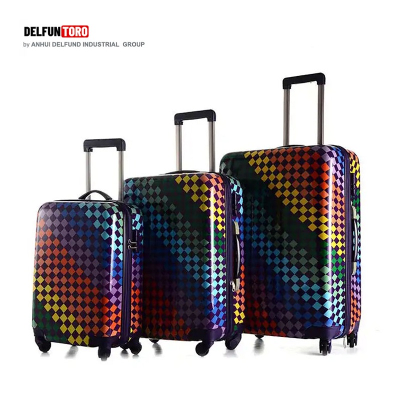Printing Hardshell Plastic Luggage in Customized Sizes, Delfun Toro Luggage – Printing Luggage and Trolley Case price