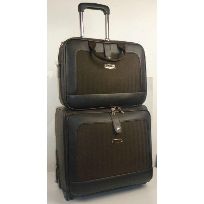 Business Luggage & Laptop Bag Set/Luggage Bag/PU Polyester Luggage Set – Laptop Luggage and Bag price