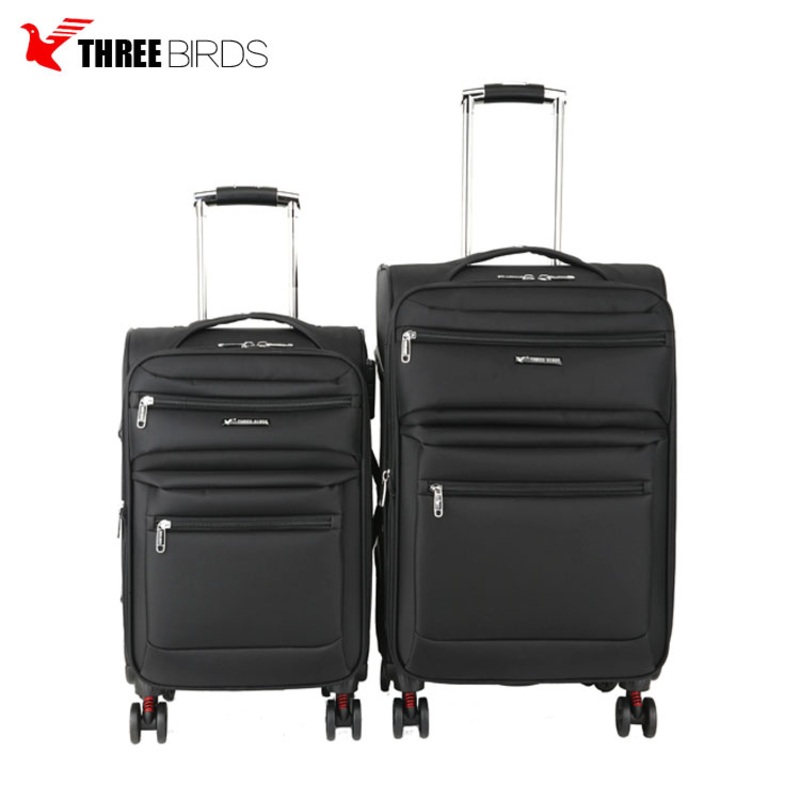 China Unisex Nylon Airport Suitcase 4 Wheels Cabin President Travel Bags Trolley Luggage Set – Trolley Luggage Set and Nylon Airport Suitcase price