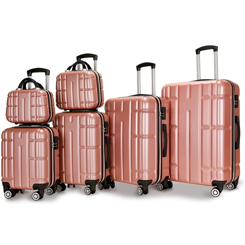 Custom Carry on 6 PCS Luggage Set Travel Bags Hand 4 Wheels Trolley Bag Suitcase – 6 PCS Set Luggage Set and 4 Wheels Trolley Luggage price