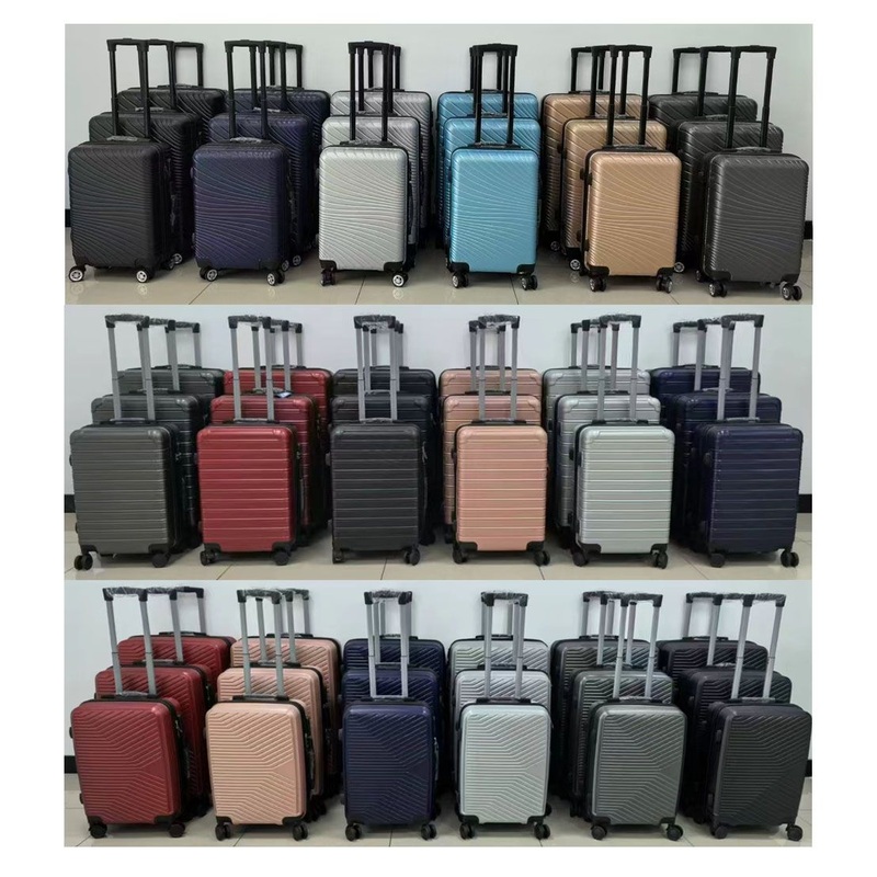 Customizable Wholesale Printing Luggage 20 24 28 Inch ABS Travel Suitcase Set Plastic Trolley Suitcase – ABS Luggage and Luggage Set price