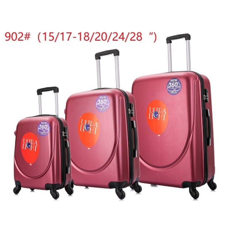 Factory Direct ABS 3PCS Hardside Luggage Black Color. – Cases and Trolley price