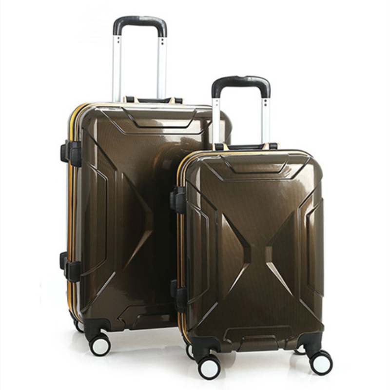 Factory Wholesale/ ABS Aluminum Frame Luggage/ PC Luggage Set – Luggage and Trolley price