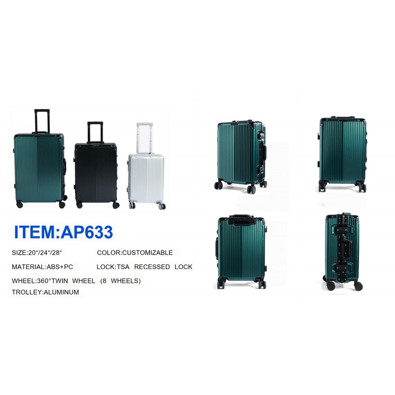 Fashion Design Hot Sale Suitcase Custom Logo ABS Trolley Luggages Large Capacity Hard Shell Luggage Bags Travel – Polycarbonate and ABS price