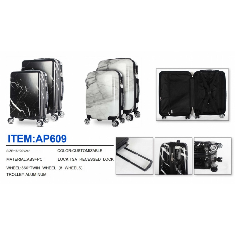 High Quality Large Capacity Waterproof Hard Shell Suitcase Set Trolley Case Luggage with Wheels with Digital Lock for Trip – Polycarbonate and ABS price