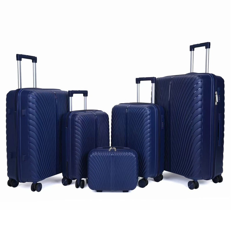 Hot Sale Hard Shell No Break Durable PP 3 Piece Set Trolley Luggage Case – 3 Piece Set PP Trolley Luggage Case and Hard Shell PP Luggage Case price