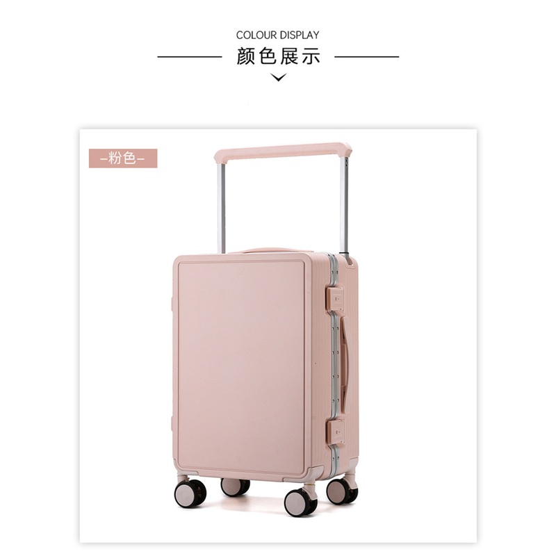 Hot Sale Wide Trolley PP Luggage Six Colors with Pad Lock – Suitcase and Aluminum Frame price