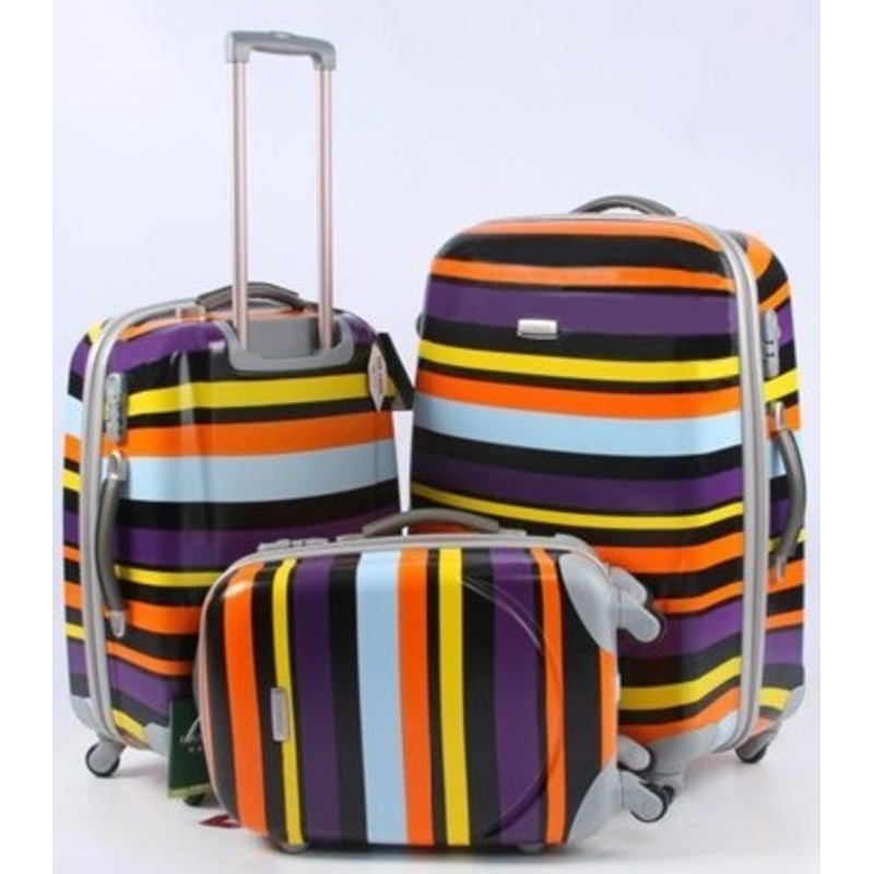 Monsca Hard Shell PC, ABS Trolley Suitcase in Travel Set – Trolley Suitcase and Travel Set price