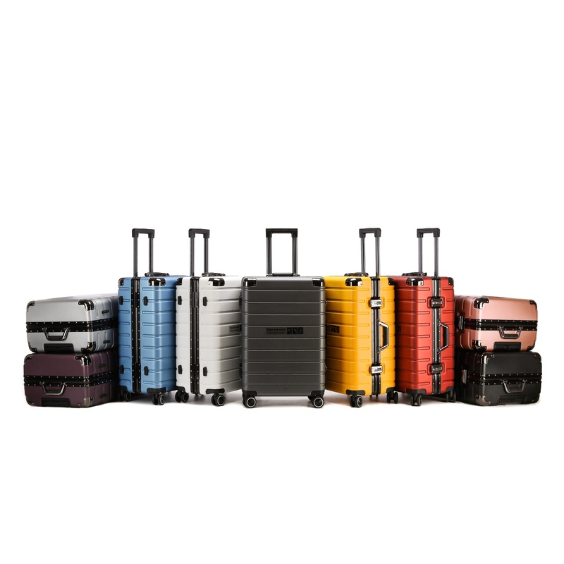 Multicolour Wholesale Aluminum Suitcase 20 22 24 26 Inch Travel Suitcase PC Travel Luggage – Suitcase and Aluminum Frame price