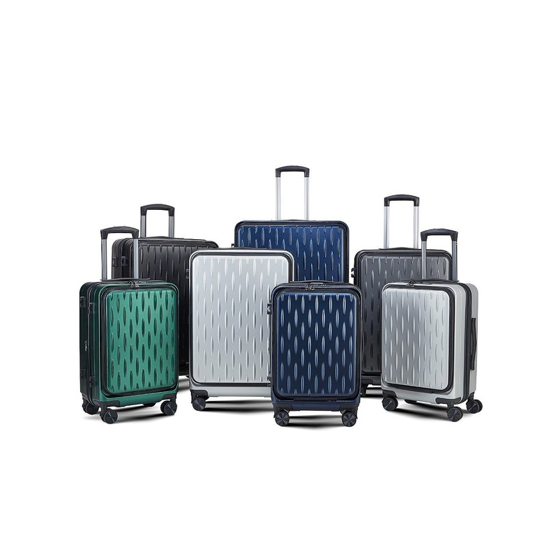 New ABS Front Open Luggage with Silent Universal Wheel Password Box Sturdy and Durable Travel Box Portable Trolley Case – Soft Luggage and Fabric Luggage price