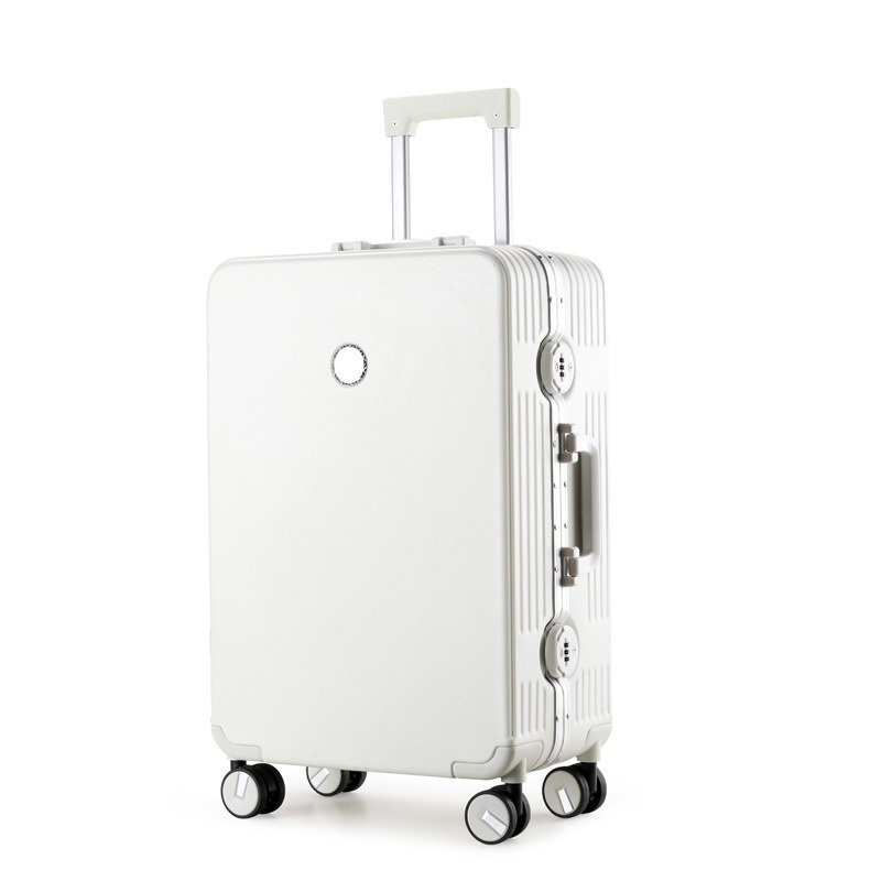 New Style Aluminum Frame Luggage Suitcase Travel Case Trolley Bag Lock – Flat Frame and Color price