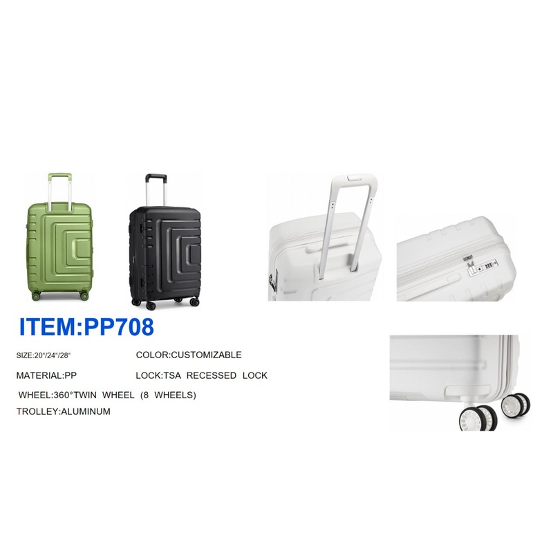 Wholesale Custom New Design Spinner Carry on Luggage Sets 3PCS Suitcase Trolley Travel Luggage – Polycarbonate and ABS price