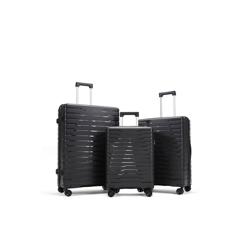 Zipper Style Hard Shell PP Suitcase with 4 Wheels – PP Luggage and Travel Luggage price