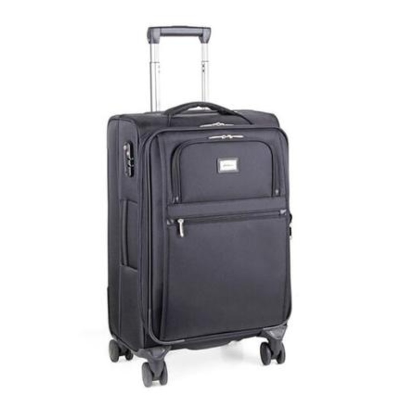 20inch on Board Premium Black Nylon Flight Suitcase Trolley Bag Tool Case Bag Luggage Storage Bag for Air Travel – Trolley Bag and Suitcase price