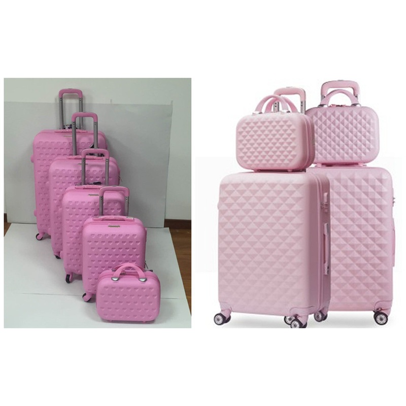 4PCS 5PCS ABS/PC Trolley Suitcase Luggage Matching All Same Color – Trolley Suicase Luggage and Business Luggage price