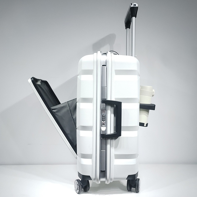 Multifunctional Luggage with Phone Cup Holder Trolly Travel Telescopic Laptop Aluminum Suitcase Hard Luggage – Travel Trolley Cases and Travel Luggage price