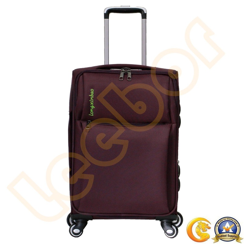 Suitcase Factory 4 Wheels Trolley Case with Oxford Fabric Material – Oxford Suitcase and Trolley Bag Manufacturer price