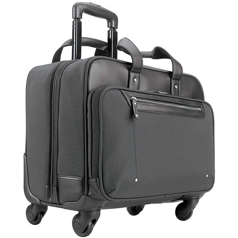 Business Travel Rolling Under Seat 15.6inch Wheels Laptop Bag Men – Rolling Laptop Bag and Business Laptop Bag price