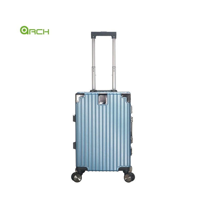 Factory Price ABS Trolley Luggage with Spinner Wheels and Aluminium Frame – Light Case and Trolley Case price