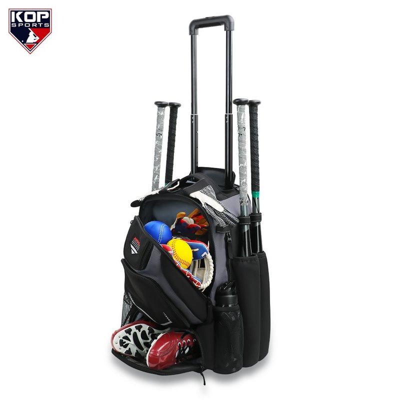 Kopbags Wholesale Custom Baseball Rolling Bat Bags Softball Backpack – Baseball Bag and Baseball Duffle Bag price