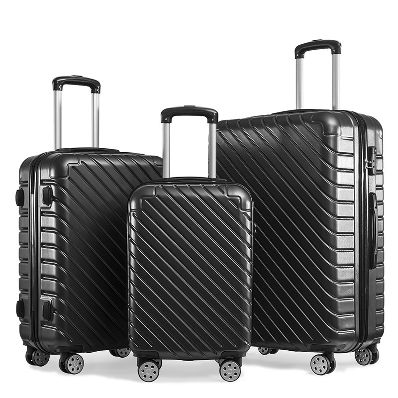 Luxury ABS PC Travel Luggage Set Hardshell Suitcase 3PCS 4 Wheel Spinner Trolley Bag – Spinner Wheels and ABS Luggage Set price