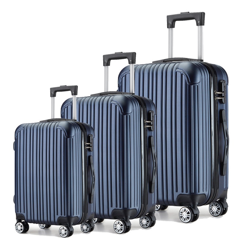 New Design Travel Suitcase ABS Zipper Fashion Frosted Striped Luggage with Waterproof and Scratch Resistant – Travel Suitcase and Luggage price