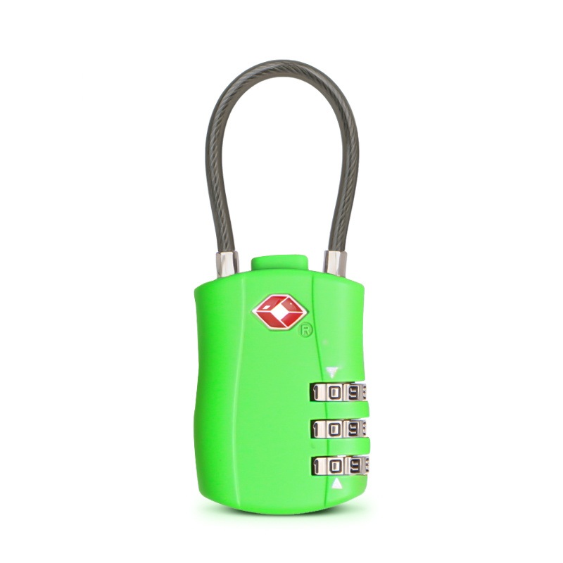 Xmm Brand Digital Lock 025 Security Travel Luggage 3 Codes Zinc Alloy Steel Cable Combination Tsa Lock – Key Padlock and Combination Lock price
