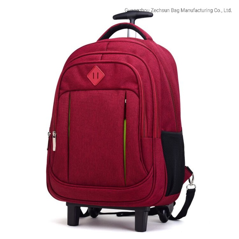 19 Inches Large Storage Multifunction Waterproof Travel Wheeled Rolling Backpack by Zechsun Red Custom Color (E34-306F-Red) – Bag and Travel Bag price