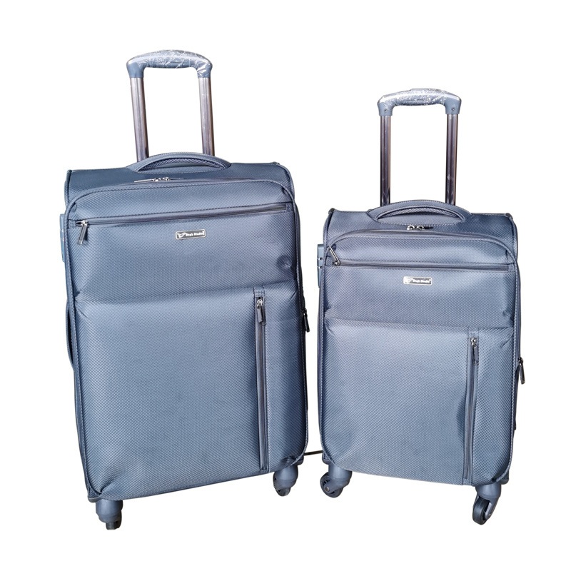 2PCS Waterproof Nylon Spinner Wheels Softside Travel Bag Trolley Luggage – Suitcase and Trolley Luggage price