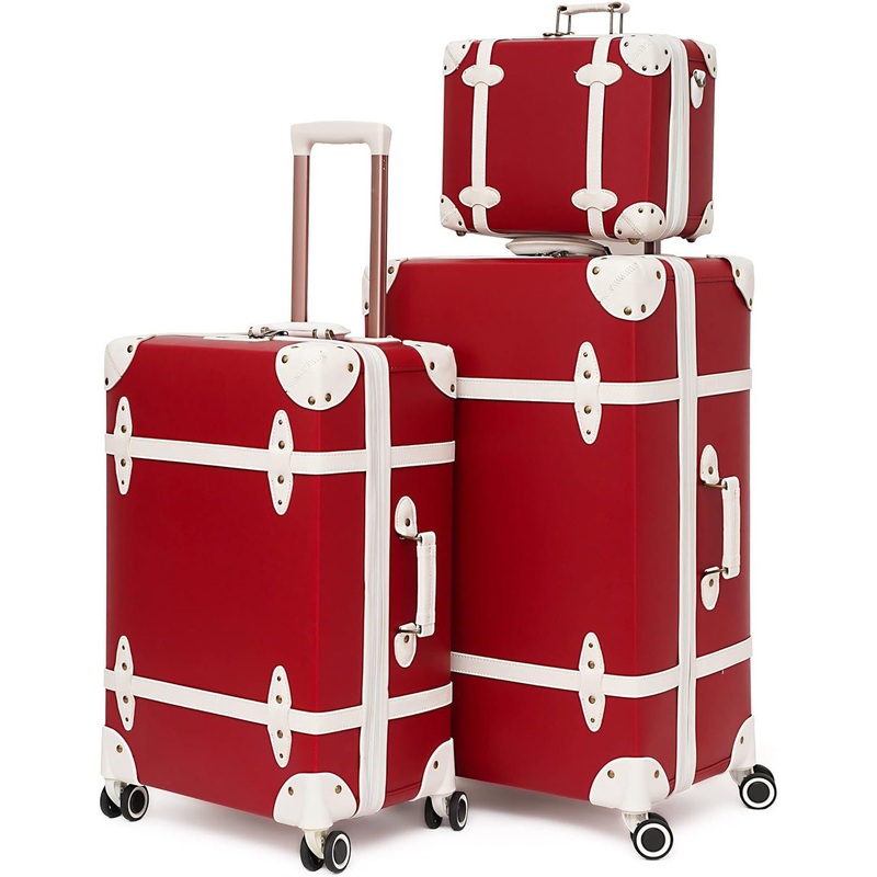 3piece Luxury Retro Suitcase with Tsa Lock Luggage Sets with Handbags – 3 Piece Luggage Bag and PU Leather Suitcase Set price